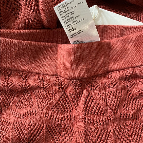 Anthropologie Pointelle Wide-Leg Pants - Picture 5 of 6